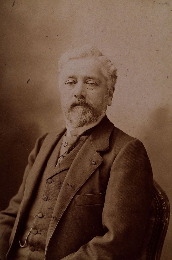 Alexandre Gustave Eiffel. Photograph by Braun & Co.