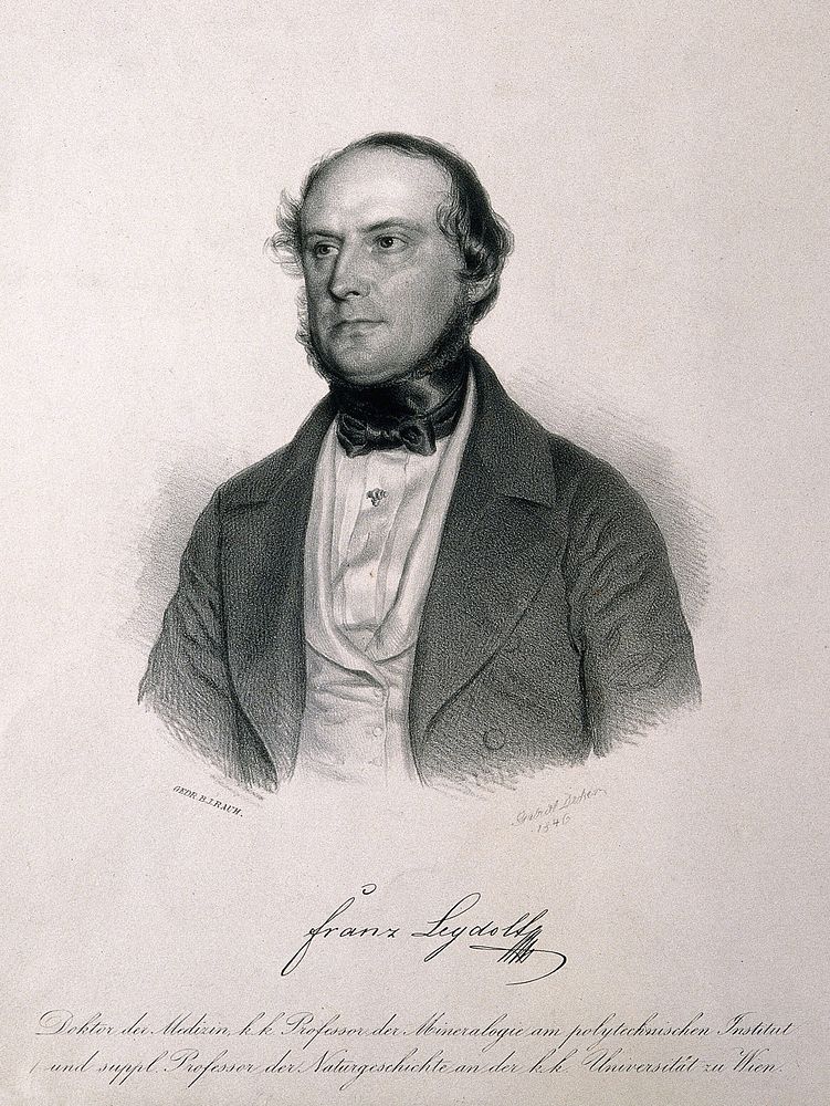Franz Leydolt. Lithograph by G. Decker, 1846.