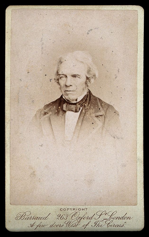 Michael Faraday. Photograph by Barraud.