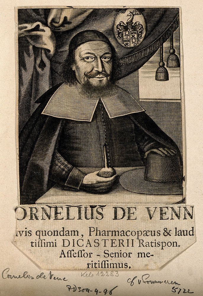 Cornelius de Venne. Line engraving.