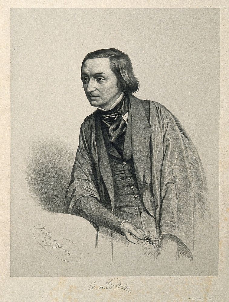 Edward Forbes. Lithograph by T. H. Maguire, 1849.