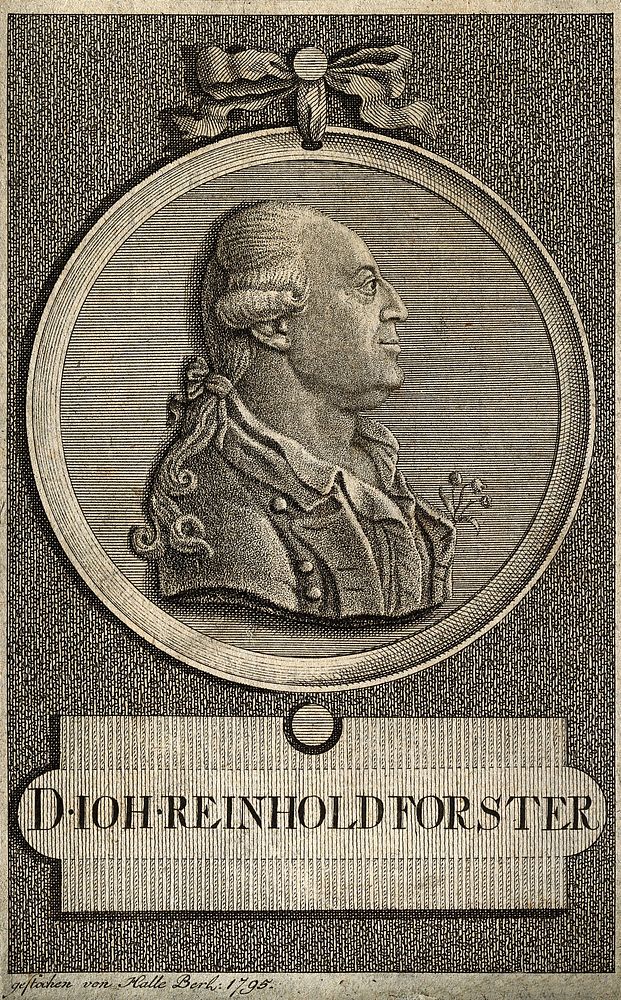 Johann Reinhold Forster. Stipple engraving by J. S. L. Halle, 1795.