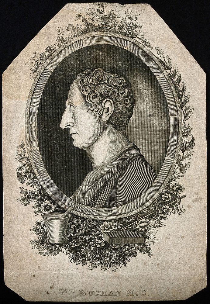 William Buchan. Line engraving. Free Photo Illustration rawpixel