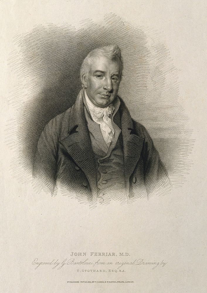 John Ferriar. Stipple engraving by G. Bartolozzi, 1815, after T. Stothard.