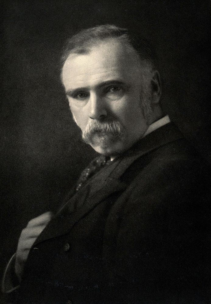 Sir Alfred Pearce Gould. Photogravure after Elliott & Fry.
