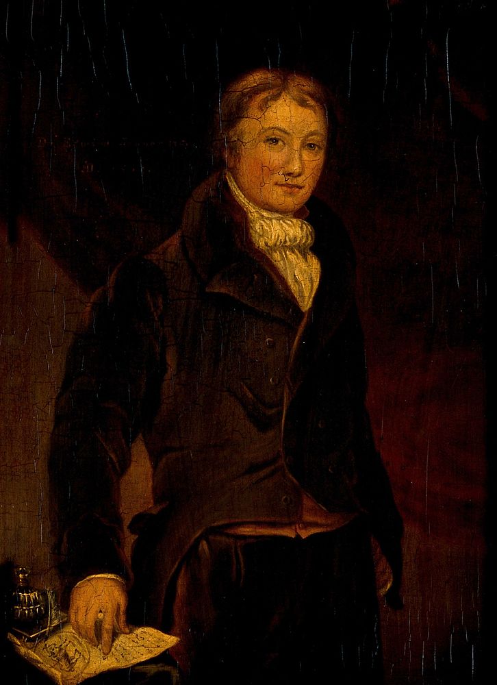 Edward Jenner. Oil painting.
