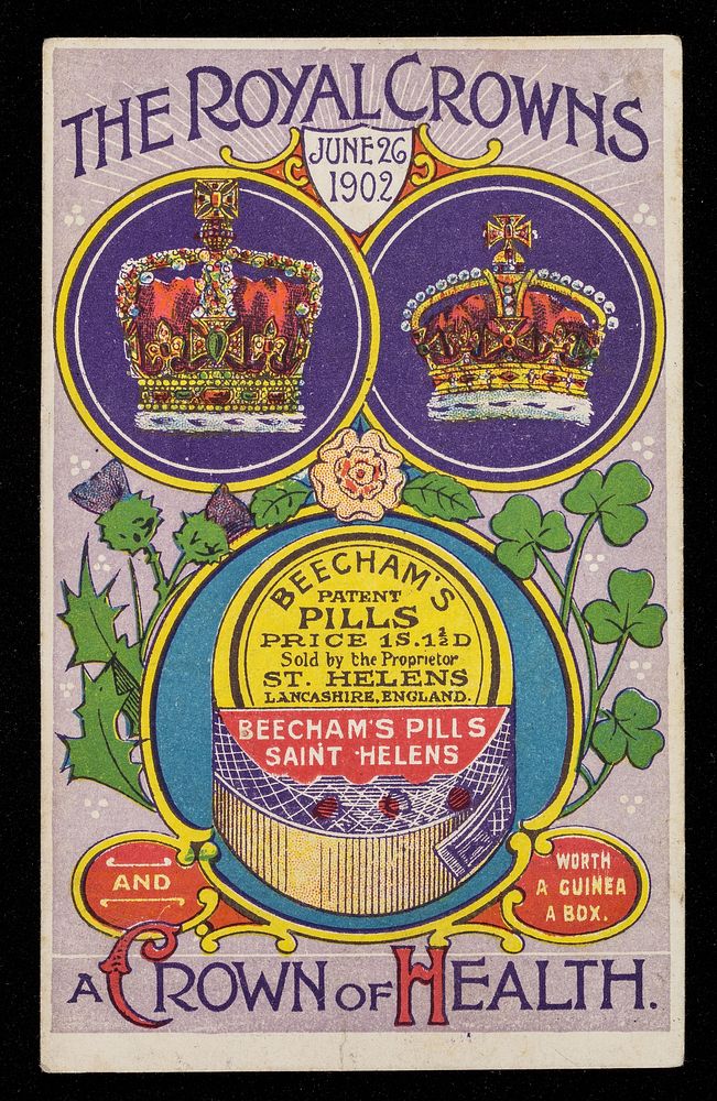 The royal crowns : June 26 1902 : a crown of health.