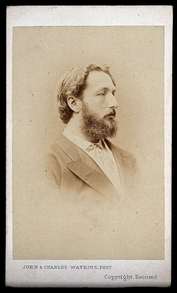 Frederick, Lord Leighton. Photograph by John & Charles Watkins.
