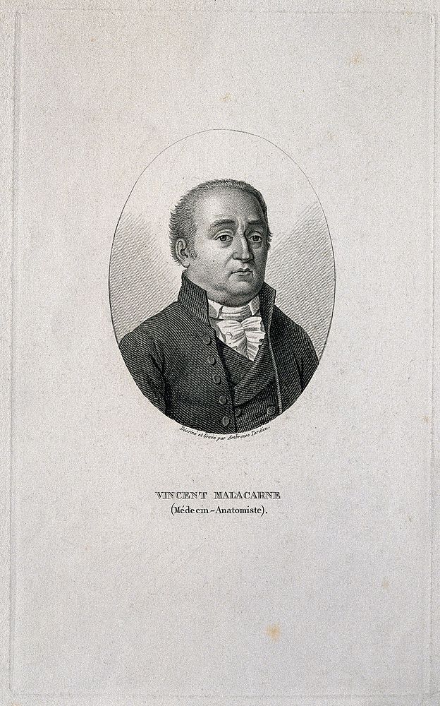 Michele Vincenzo Giacinto Malacarne. Stipple engraving by A. Tardieu after himself.