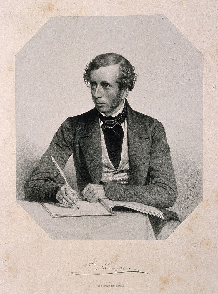William Thompson. Lithograph by T. H. Maguire, 1849.