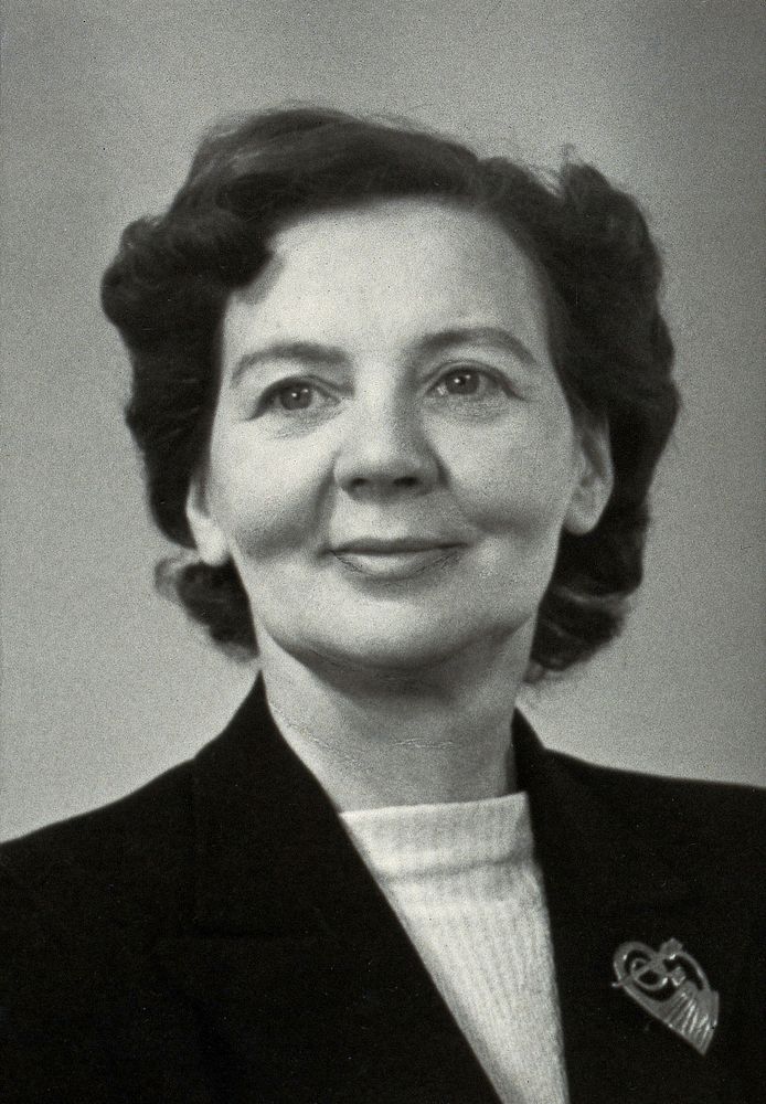 Hilda Clark. Photograph by Polyfoto, ca. 1953.
