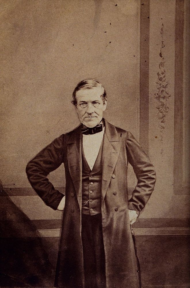 Sir Charles Wheatstone. Photograph by Hill & Saunders.