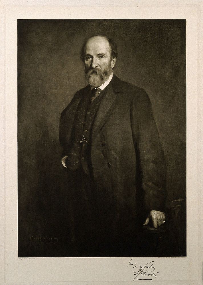 Sir Thomas Smith Clouston. Photogravure after G. Fiddes Watt, 1909.