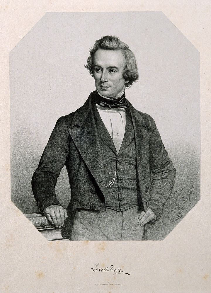 Lovell Augustus Reeve. Lithograph by T. H. Maguire, 1849.