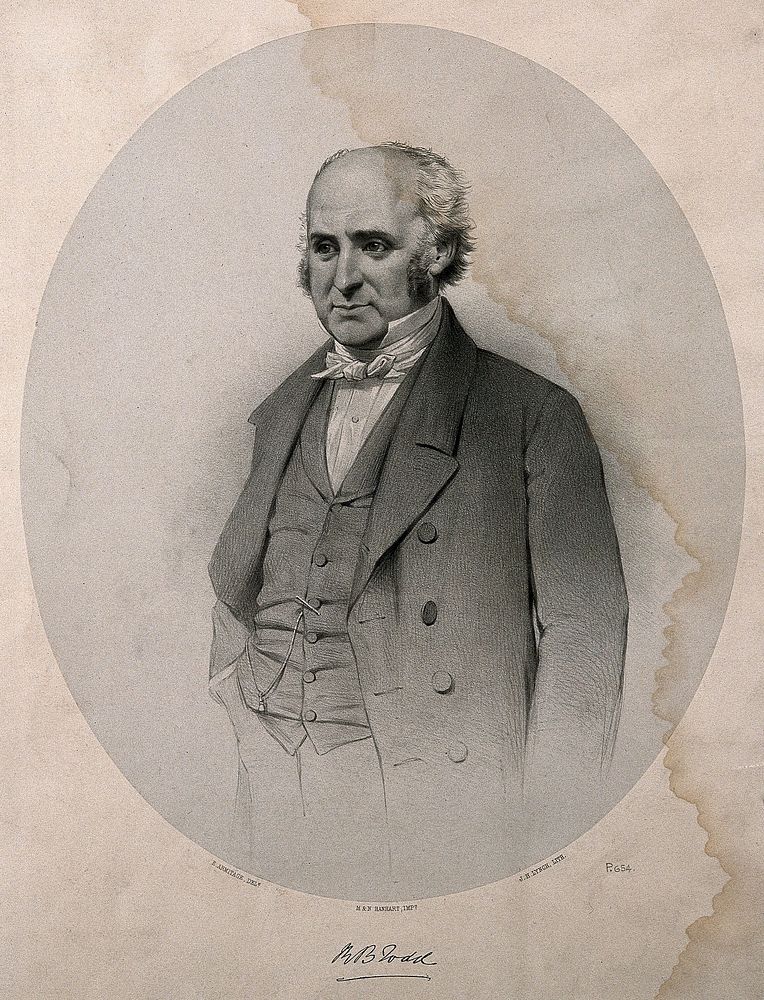 Robert Bentley Todd. Lithograph by J. H. Lynch after E. Armitage.