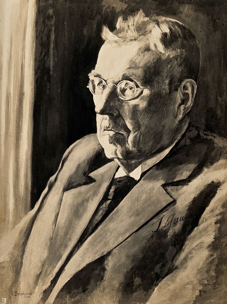 Justus Georg Gaule. Photograph after A. Bosshardt, 1930.