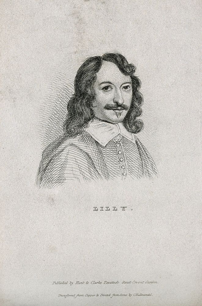 William Lilly. Lithograph by C. Hullmandel.