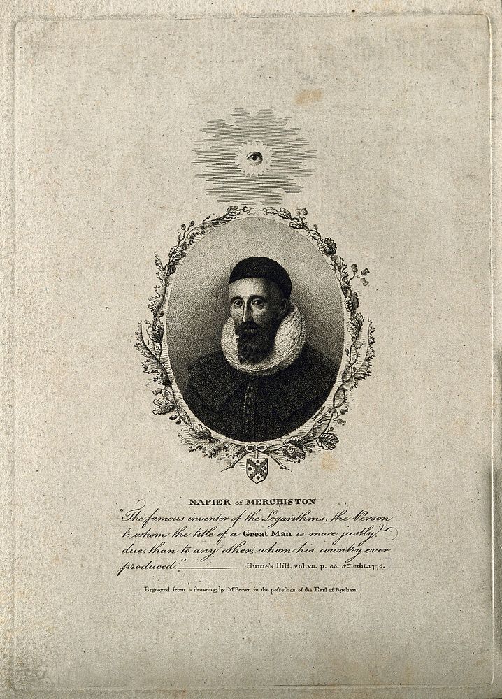 John Napier. Stipple engraving by J. Beugo after Brown.