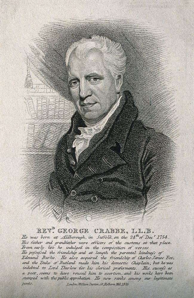 George Crabbe. Stipple engraving, 1823.