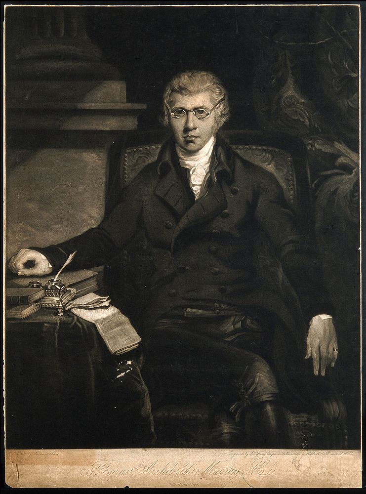 Thomas Archibald Murray. Mezzotint by J. Young after S. Lane.