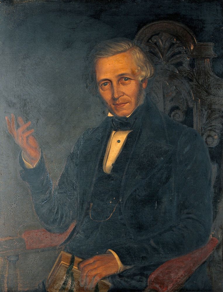Thomas Hookham Silvester. Oil painting attributed to Adolphus H. A. Wing, 1850.