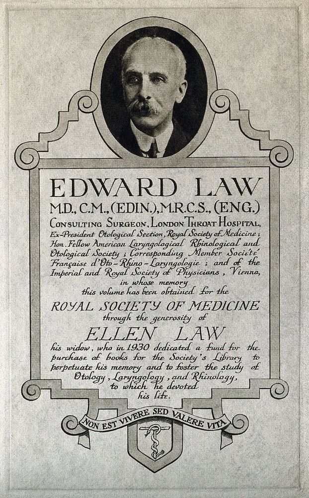 Edward Law. Photogravure.