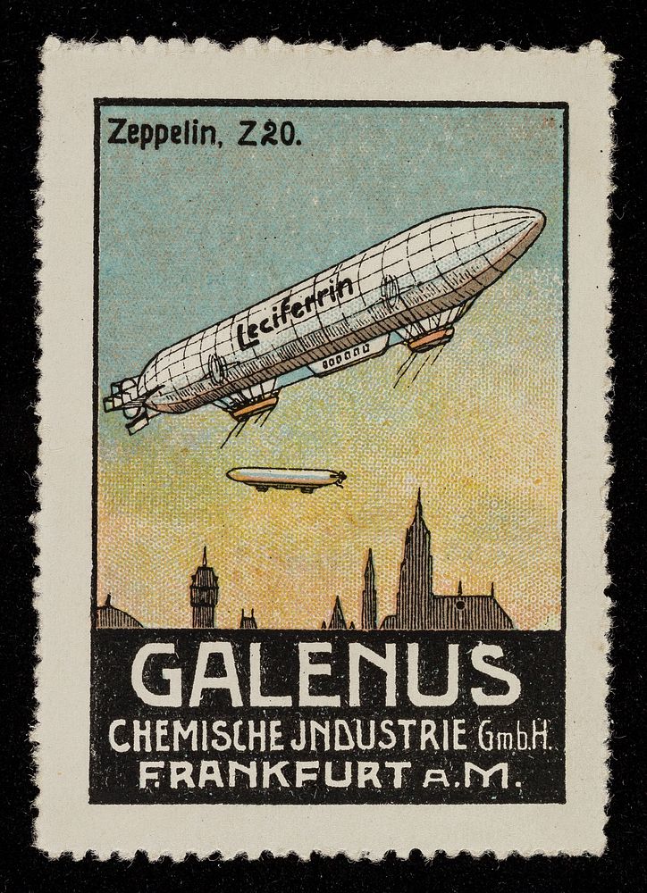 Zeppelin, Z20 : Leciferrin : Galenus Chemische Industrie G.m.b.H. Frankfurt a.M.