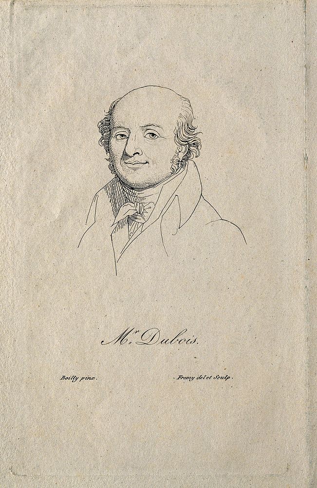 Antoine, Baron Dubois. Etching by J. Frémy after L. L. Boilly.
