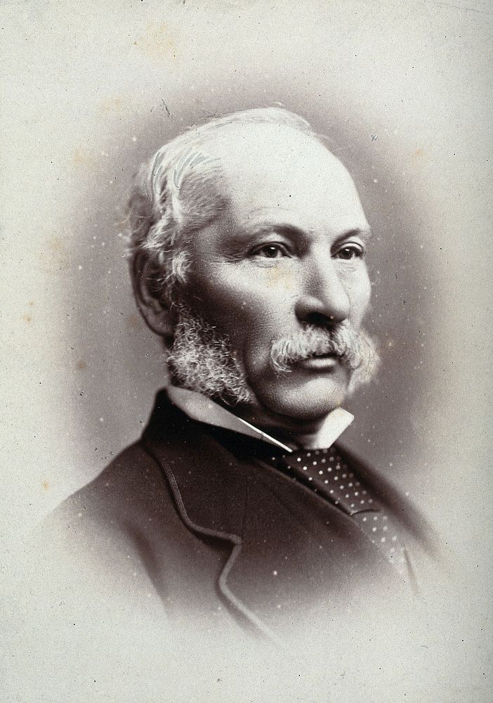 Sir Thomas Longmore. Photograph by G. Jerrard, 1881.