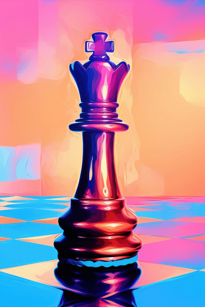 Airbrush art chess game creativity | Premium Photo Illustration - rawpixel