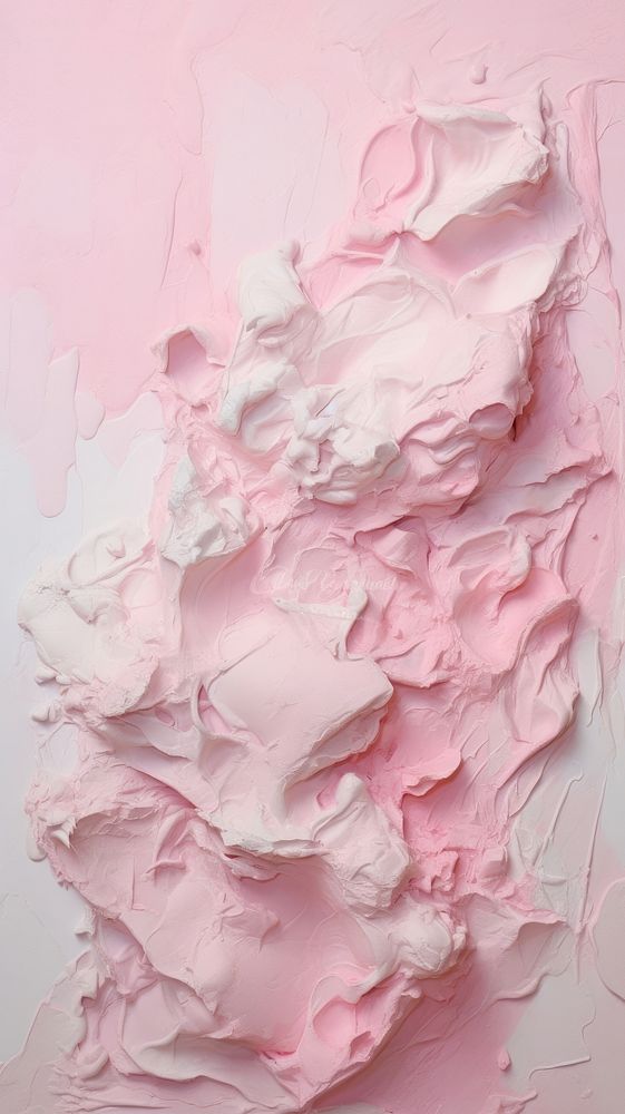 White and pink paint icing backgrounds.