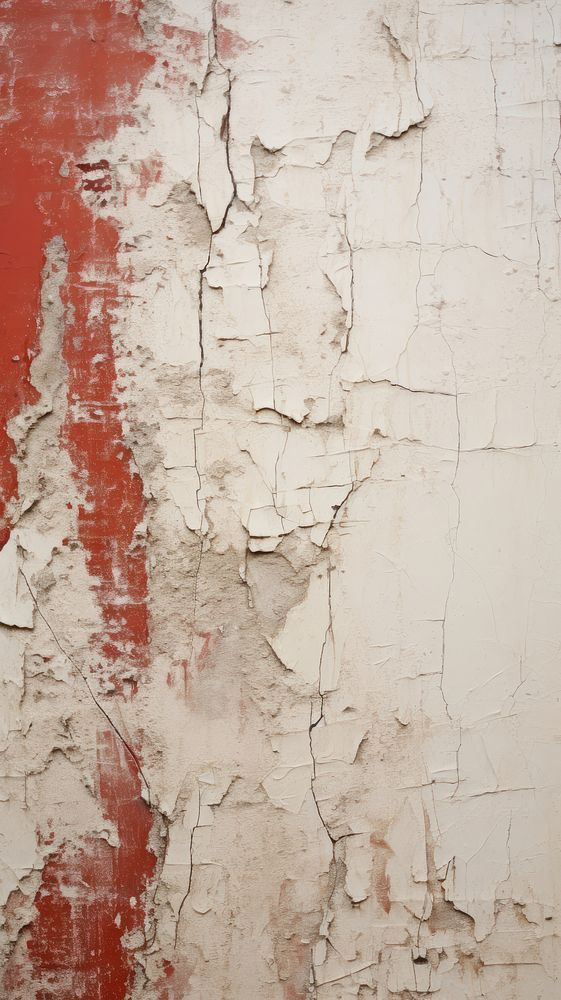 White and red wall architecture plaster.