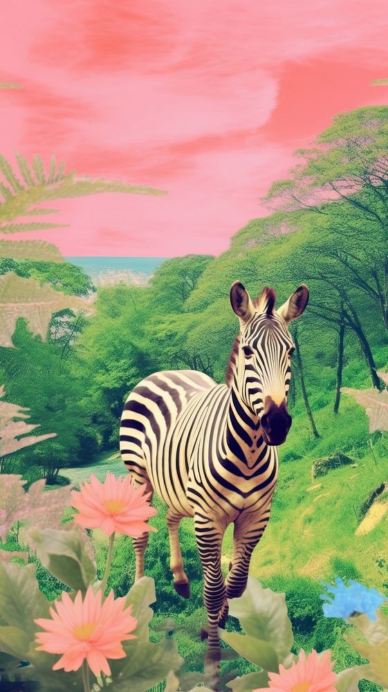 Zebra wildlife outdoors animal.