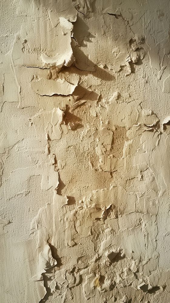 Beige with some paint on it wall plaster rough.