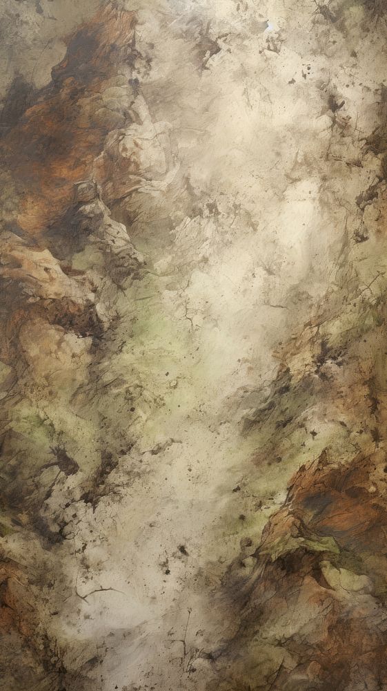 Earth tone with some paint on it painting nature rough.