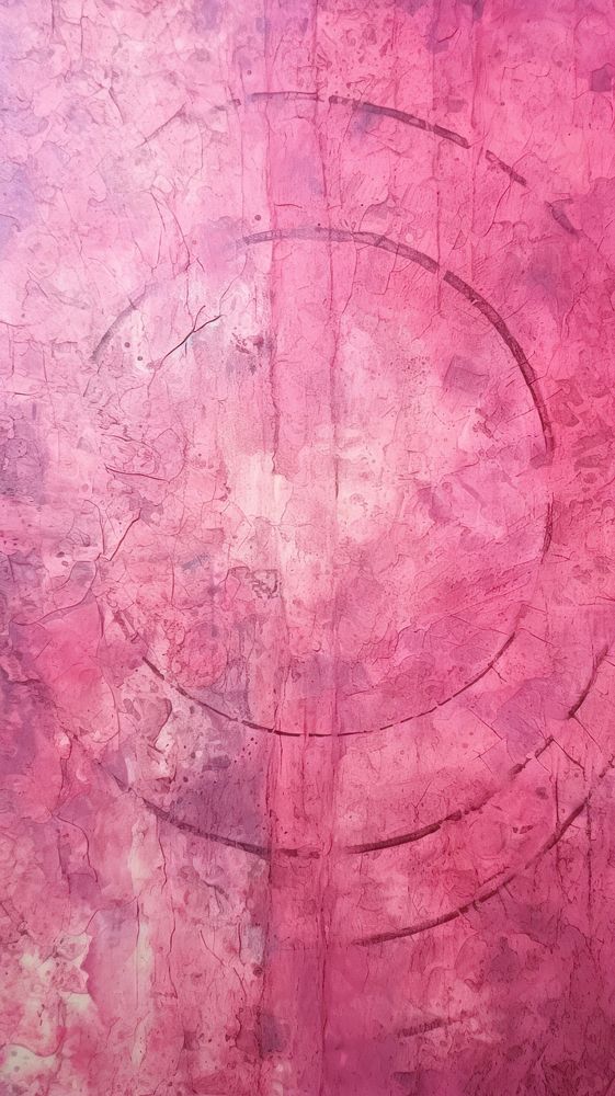 Pink circle pattern with some paint on it abstract texture purple.