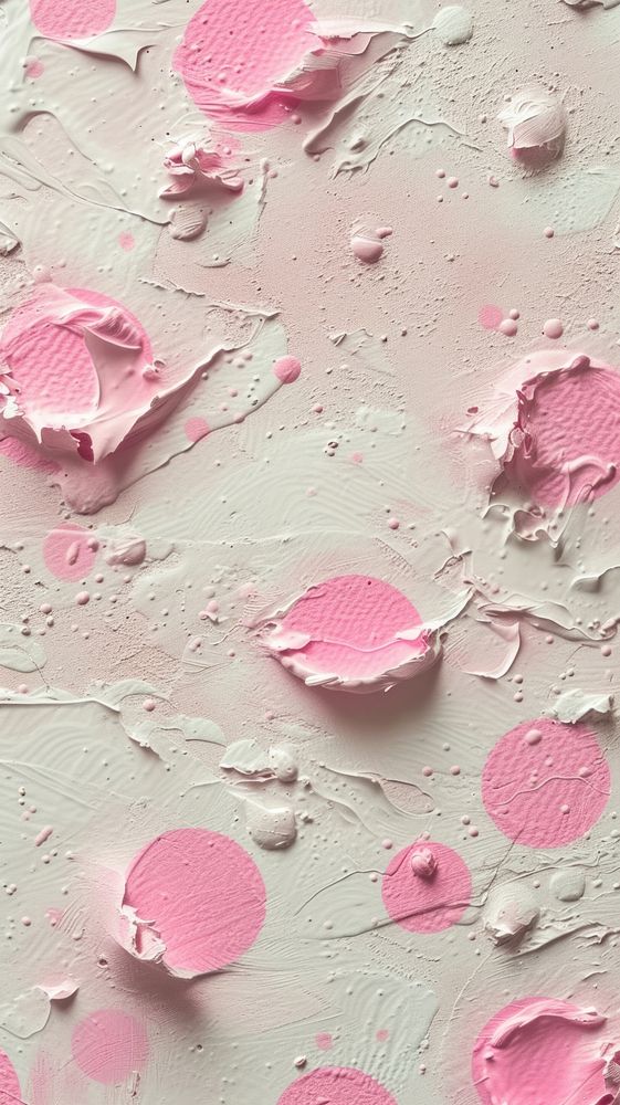 Pink dot pattern with some paint on it abstract petal backgrounds.
