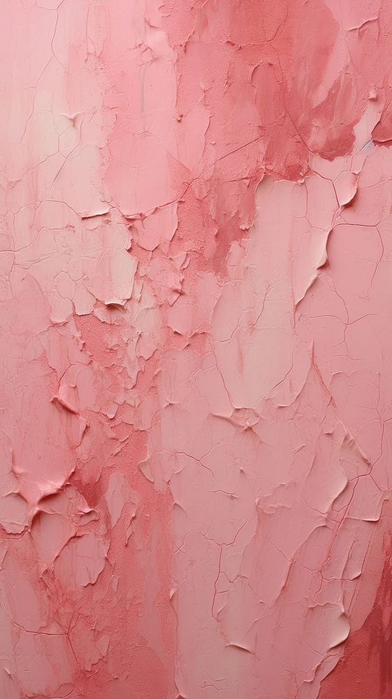 Pink plaster paint wall rough architecture.