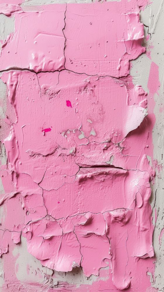 Pink with some paint on it wall abstract rough.