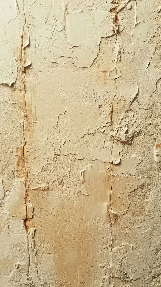 Vertical line beige pattern with some paint on it wall architecture plaster.