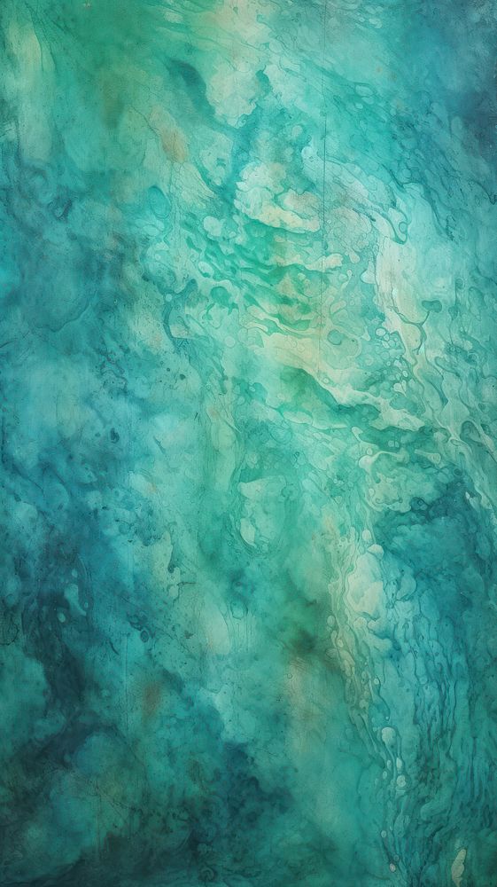 Water surface texture with some paint on it turquoise painting nature.
