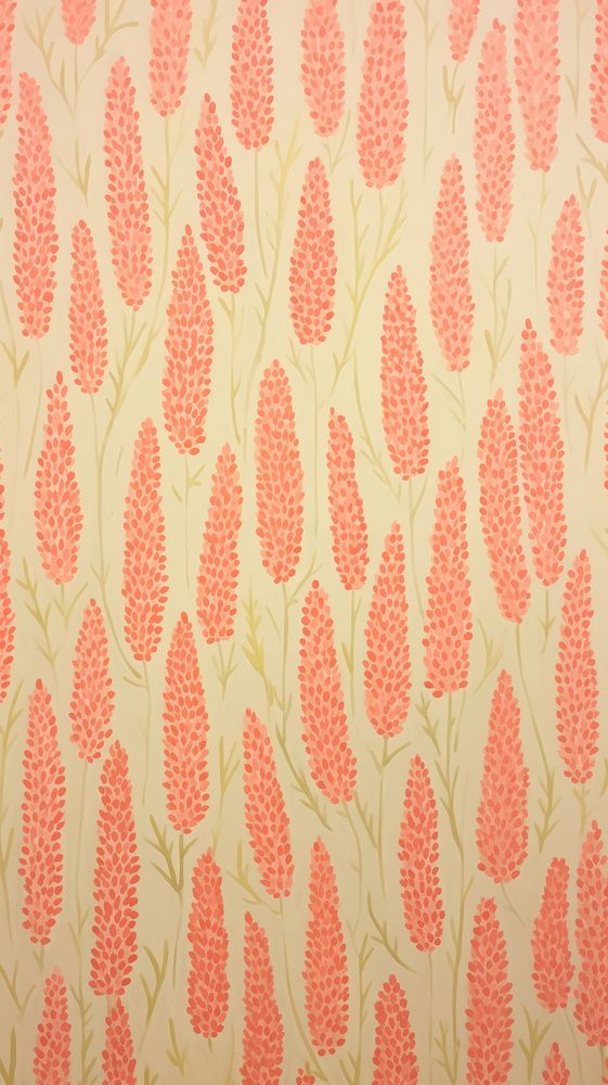Pink botanical pattern backgrounds repetition.