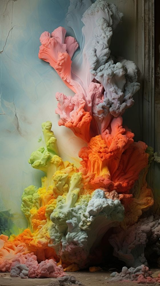 Color splash painting art creativity.