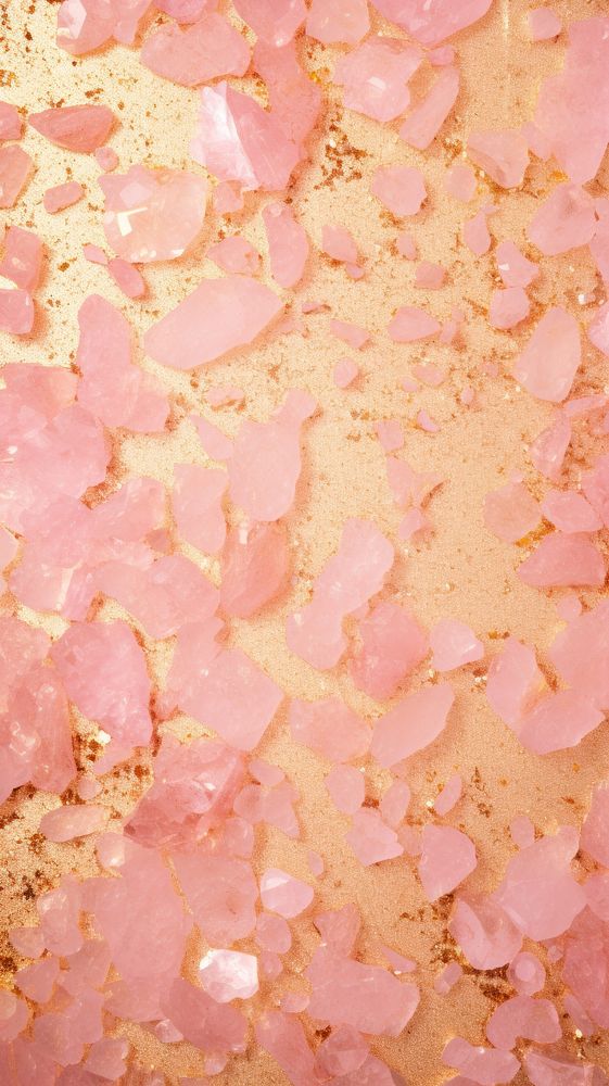 Pink marble texture backgrounds petal splattered.