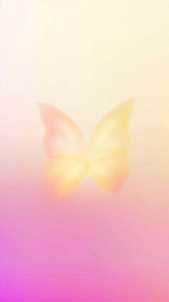 Blurred gradient butterfly yellow nature petal.