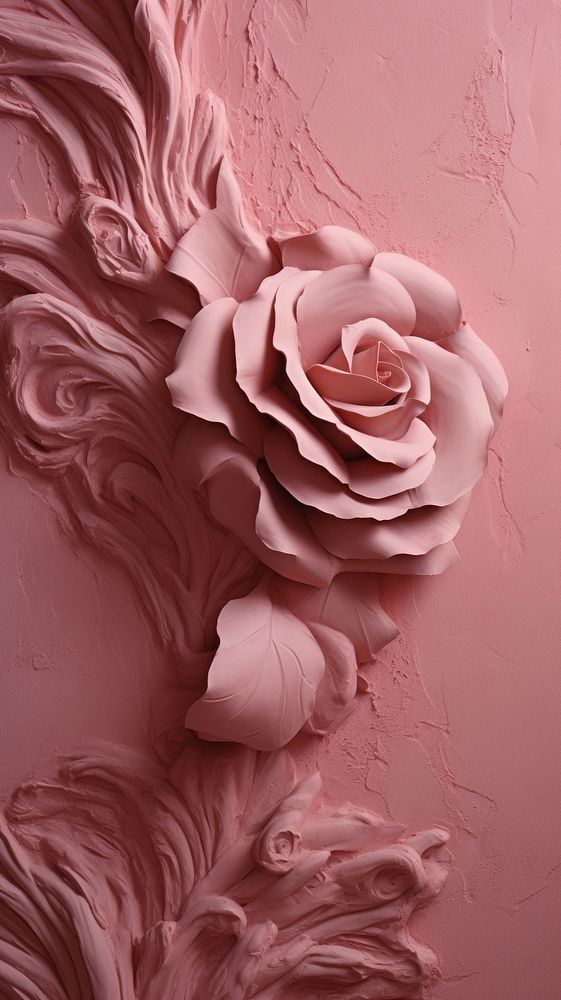 Old rose pink flower petal wall.