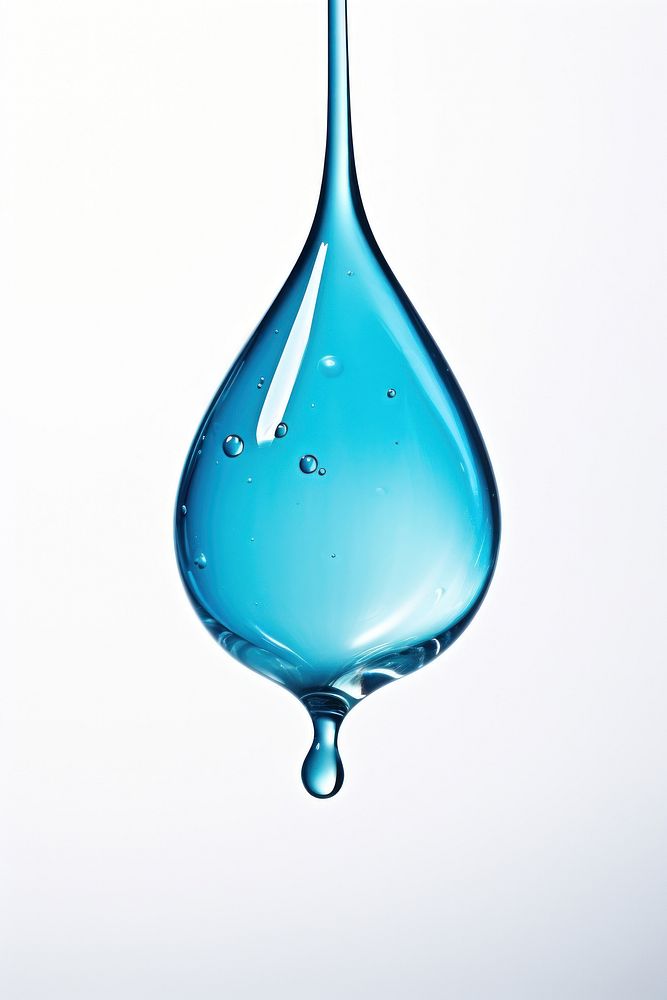 Water drop glass transparent refreshment.