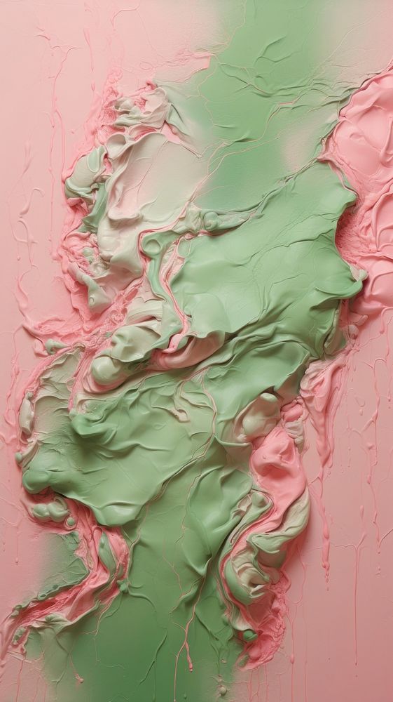 Pink and green paint art backgrounds.