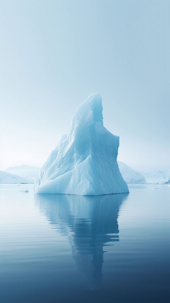 Iceberg nature outdoors tranquility.