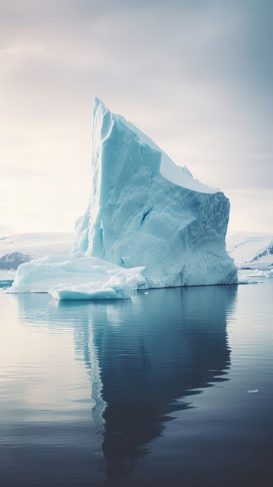 Iceberg nature outdoors winter.